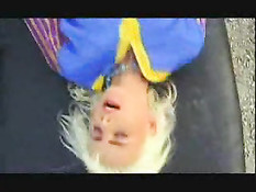 Taxi Driver Slams Blonde Bimbo