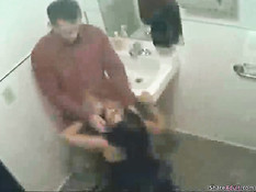 Hidden Camera In Fast Food Resturant Washroom