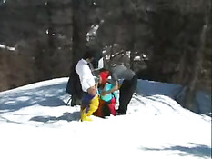 Ski Trip With A Slut