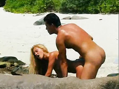 Blonde Fucks On The Beach