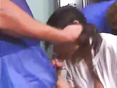 Tight Teen Banged By The Football Players