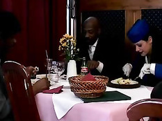 Stewardess Works For Black Men