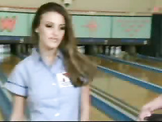 Naked Bowling Battle With Cassia Riley & Vivian Chase!