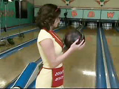 Naked Bowling Battle With Cassia Riley & Vivian Chase!