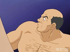 Измученный сексом огромный член