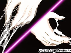 Horny hentai lesbians