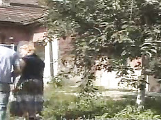 Сосание члена и секс со зрелой блондинкой