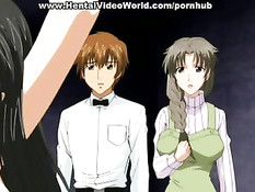 Плотно связанную девушку хентай оттрахали сзади