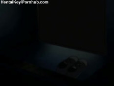 Ночные приключения молодой аниме скромницы
