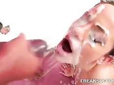 Cum shower