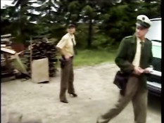 German officers fucking in their van
