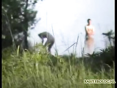 Couple captured having sex in lake