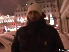 Иностранец снял на питерской улице девку и оттрахал в гостинице