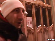 Иностранец снял на питерской улице девку и оттрахал в гостинице
