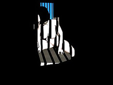 Вампир под покровом ночи ебёт юную брюнетку в тюремной камере