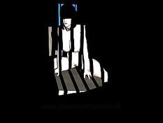 Вампир под покровом ночи ебёт юную брюнетку в тюремной камере