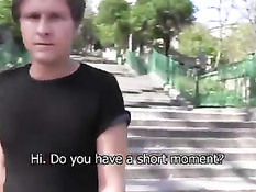 Любительский порно ролик съёма молодого гея и минета на природе