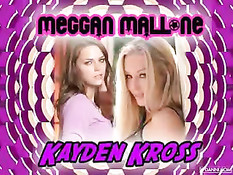 Изящные лесбийские секс игры девушек Karden Kross и Megan Mallone