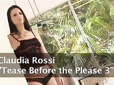 Красивая брюнетка Claudia Rossi разбудила друга нежными поцелуями