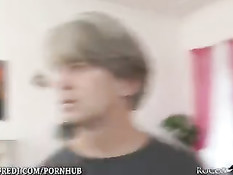 Рокко со своими друзьями на квартире трахают молодых русских шлюх