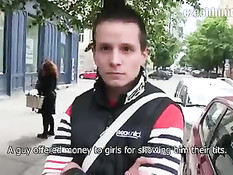 Чешский гей снимает на улице молодых ребят и разводит их на секс