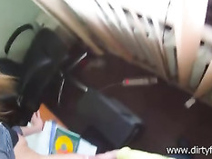 Юная Настя пришла устраиваться на работу, а попала в порно ролик