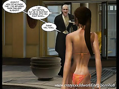 Сборник 3D порно комиксов с пышногрудой красавицей Clara Ravens