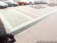 Питерскую девчонку Катю парень снял на улице и оттрахал в душе