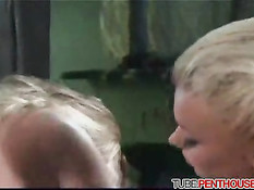 Lesbian threesome 1