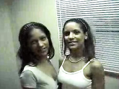 Indian twins - Girl on girl