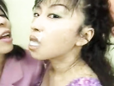 Bukkake Japanese cum swap