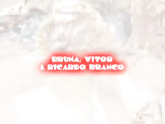 Blond latina bitch in 3some