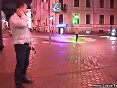 Светловолосая русская студентка сдаёт сессию собственным телом