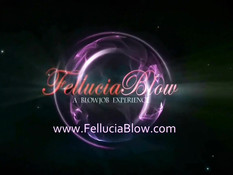 Страстная девушка Fellucia Blow отсасывает член и слизывает сперму
