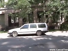 Пикапер познакомился на улице с русской девушкой и отодрал дома