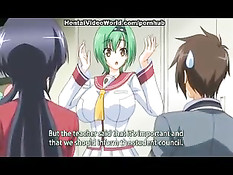 Паренёк оттрахал беременную аниме малышку с зелёными волосами