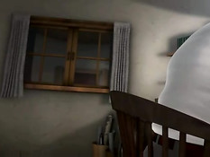 Грудастая 3D девка ебёт себя секс игрушками и трахается с парнем