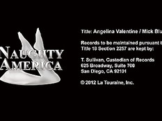 Он отодрал и залил спермой грудастую брюнетку Angelina Valentine