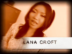Азиатская малышка Lana Croft громко стонет во время секса с парнем