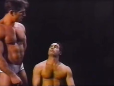 Three men having fun