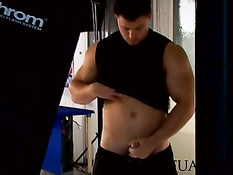 Beefcake shows his body
