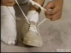 Young man wanking