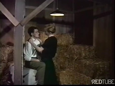 Redneck pansies having sex in barn