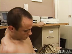 Two men and one woman fucking