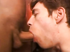 Horny boys have few space but hot sex