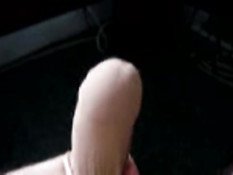 Cock in pantyhose