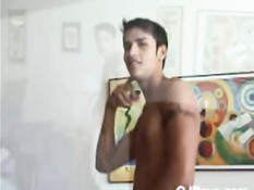 Hot boy at home