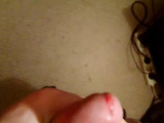Stroking my dick