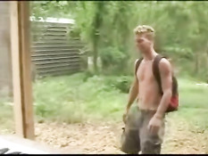 Boys in hot action
