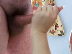 Amateur handjob